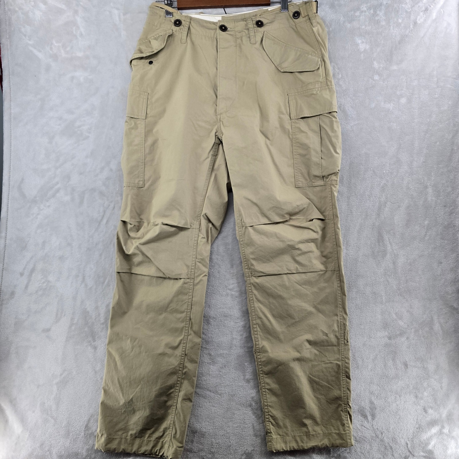 Relwen M-51 Cargo Pants Mens 32 Khaki Tan Tactical Utility Cotton Blend